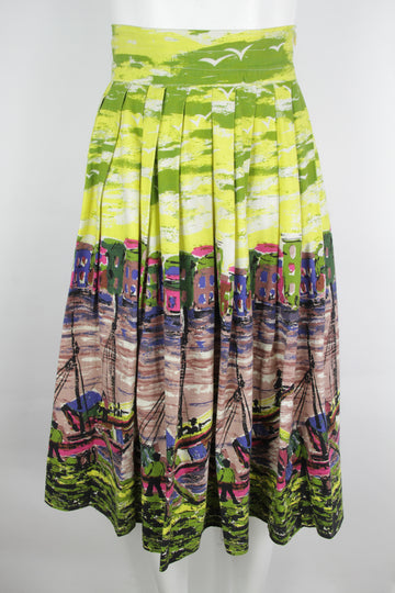 Vintage 50s Pleated Skirt  - S