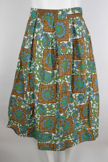 Vintage 50s Pleated Skirt - M
