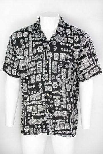 Vintage 90s Patterned Shirt - L