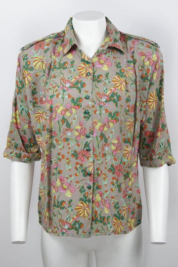 Vintage 80s Sandro Di Firenze Blouse - M