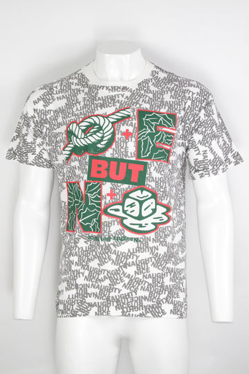 Vintage Naughty But Nice Single Stitch T-shirt - L