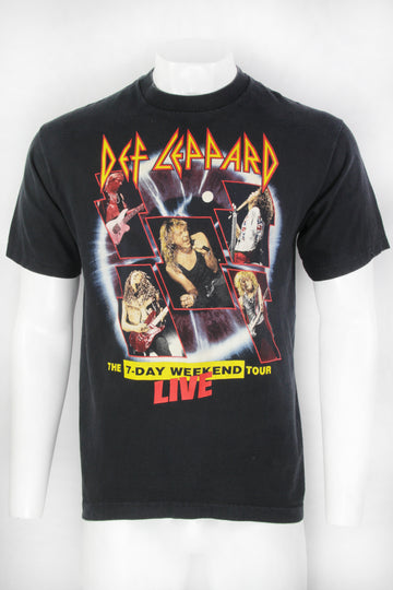 Vintage Def Leppard 1993 7 Day A Week US Tour T-shirt - L