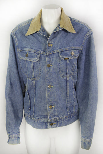 Vintage Late 70s Lee Storm Rider 101-LJ Blanket Lined Denim Jacket - M