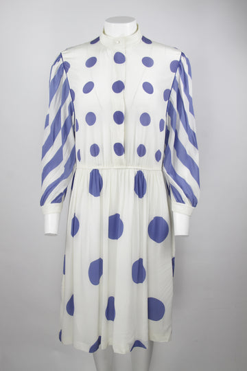 Vintage louis Feraud polka dot dress  - S