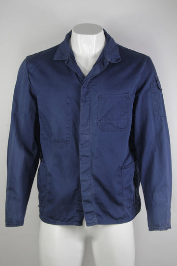 Vintage Herringbone European Work Jacket - L