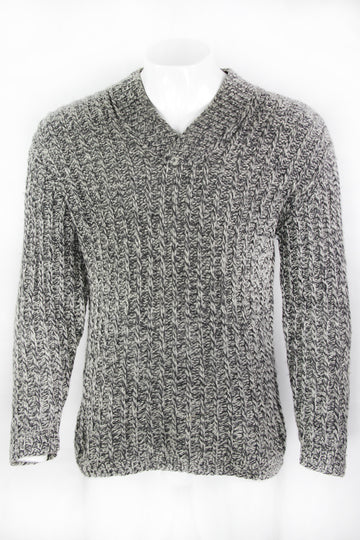 Vintage Marl Chunky Knitted Sweater - L