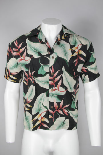 Vintage silk Hawaiian Shirt - L