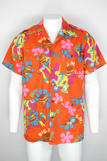 Vintage 70s Mc Donald's Hawaiian Shirt - L