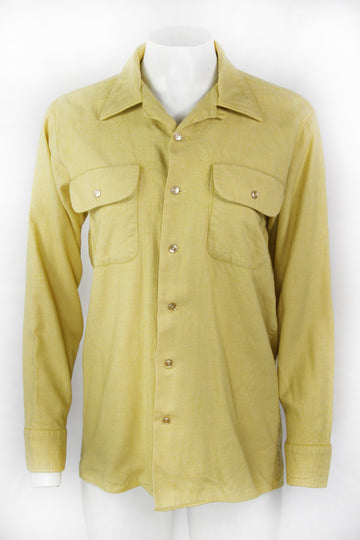 Vintage 50s Mc Gregor Loop Collar Shirt - S