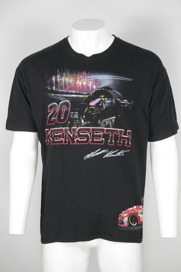 Vinatage Nazcar Wrap around Kenseth print T-shirt - L