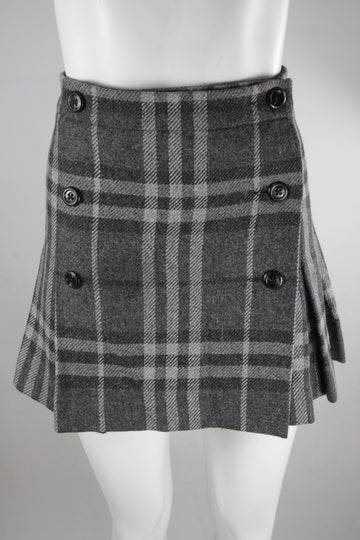 Vintage Burberry Brit Y2k Mini Skirt - Made In England- M