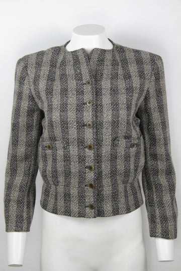 Vintage 80s Georgio Armani  Wool Jacket  - S