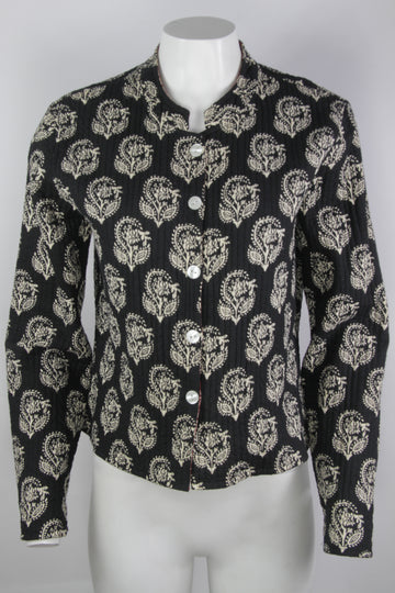 Vintage Y2k Reversable Quilted Boho Cotton Jacket - S