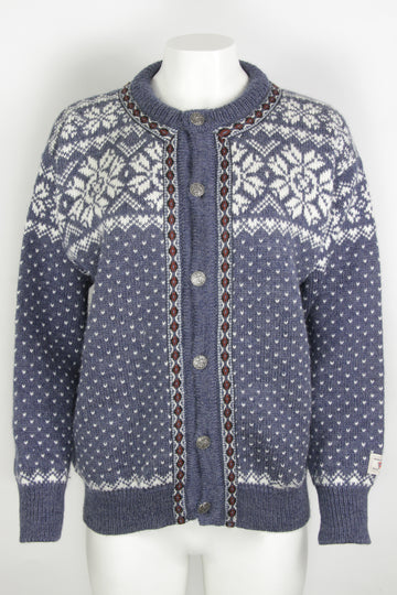 Vintage Womens Dale Of Norway Norwegian Cardigan  - XL