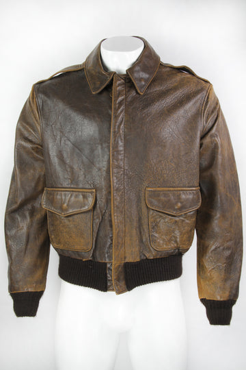 Vintage Avirex A2 Flight jacket 1978 contract - XL