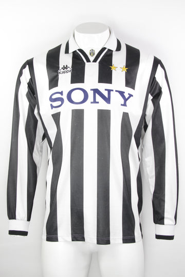 Vintage Kappa Juventus 1995-96 Home l/s Football Kit top - XL