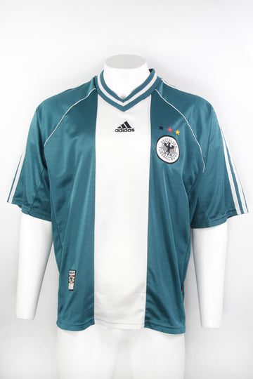 Vintage Adidas Germany 1998 Away Football Kit Top - XXL