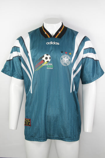 Vintage Adidas Germany Away 1996-98 Football 2006 Anniversary Replicate Kit Top - XXL