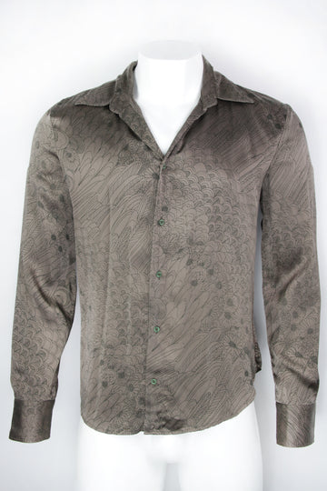 Vintage Y2k Roberto Cavalli Silk Shirt - L
