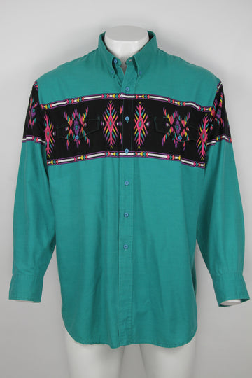 Vintage South West Button down Shirt - XL