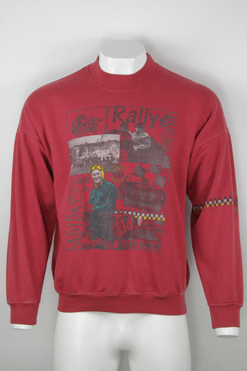 Vintage 90s Adidas San Remo Rally Crew Sweatshirt - L