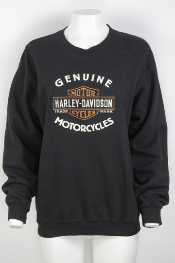 Vintage 90s Harley Davidson Crew Sweatshirt - M