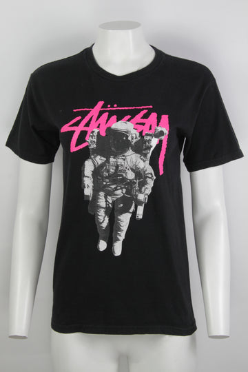 Vintage Stussy Astronaught T-shirt - S