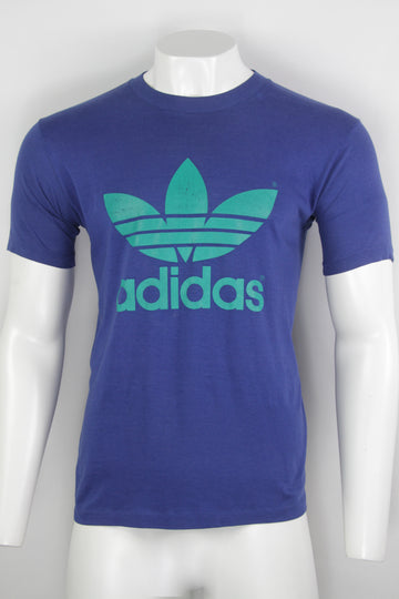 Vintage 80s Adidas Single Stich T-shirt Made In The USA - L