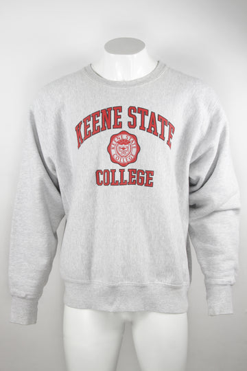 Vintage Reverse Weave Keen State College varsity  sweatshirt - XXL