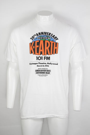 Vintage 1994 20th Aniversary K-earth Concert Single Stitch T-shirt  - XL