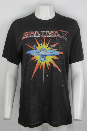 Vintage Star Trek V The Final Frontier 1989 Single Stitch T-shirt - M/L