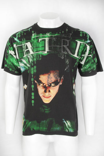 Vintage Matrix All Over Print T-shirt  - XL