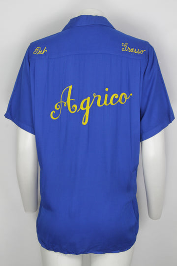 Vintage 50s King Louis Bowling Shirt - M