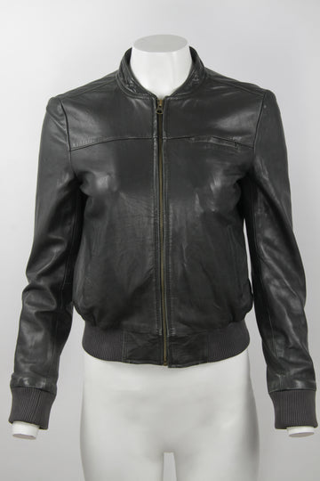 Vintage Y2k Comptoir Des Cottonniers Leather Jacket - S