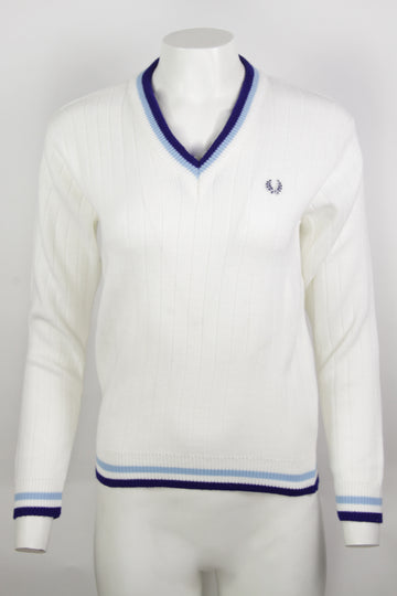 Vintage 70s Fred Perry Tennis Sweater - M