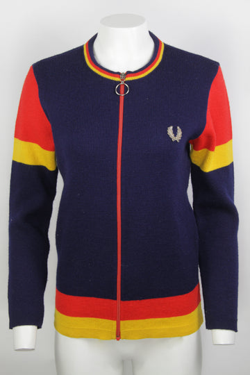 Vintage 70s Fred Perry Zip Ski Cardigan  - M