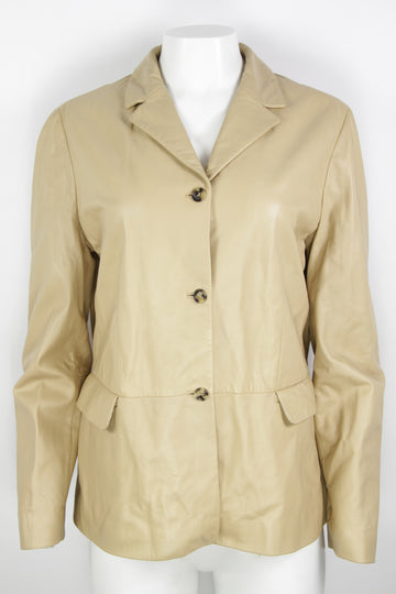 Vintage Y2k Burberry Leather Jacket  - S/M