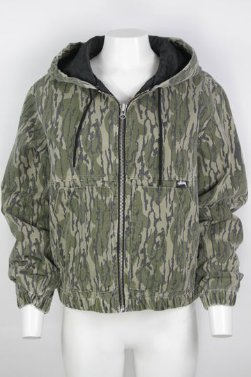 Vintage Stussy Mossy Oak Cavas Insulated Workwear Jacket - S