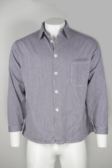 Vintage Striped workwear shirt - L
