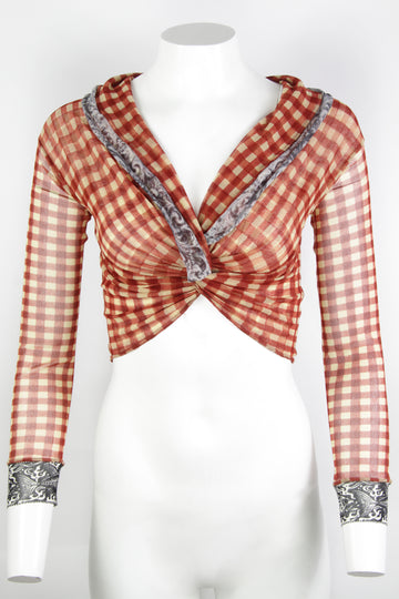 Vintage Jean Paul Gaultier Y2k Mesh Top - S