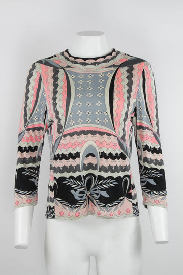 Rare Vintage Emilio Pucci jersey top - S/M