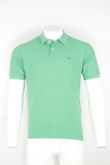 Vintage 90s Lacoste mint green pique cotton polo - M