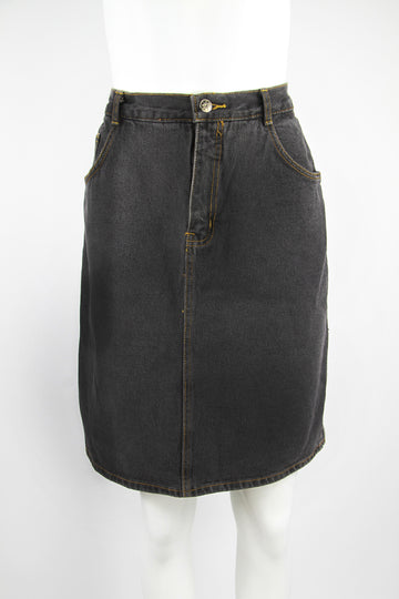 Black Ragazza 5 pocket denim skirt - M