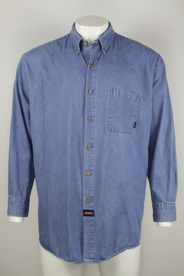 Vintage Dickies denim shirt - XL
