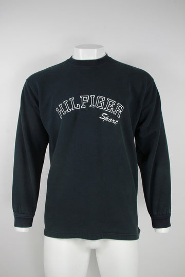 Vintage Tommy Hilfiger sports crew - Navy – L