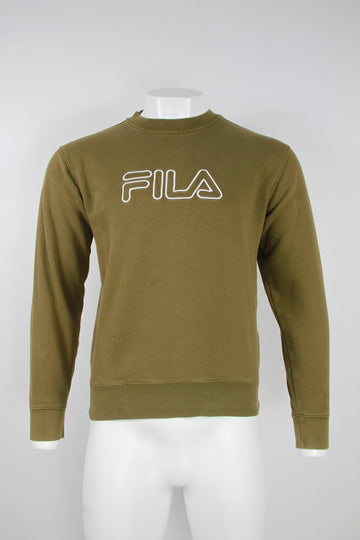 Vintage 00s Fila sports crew - Khaki – S