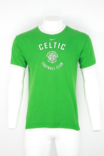 Vintage 70s/80s Nike Celtic Football club T-shirt - Green - L